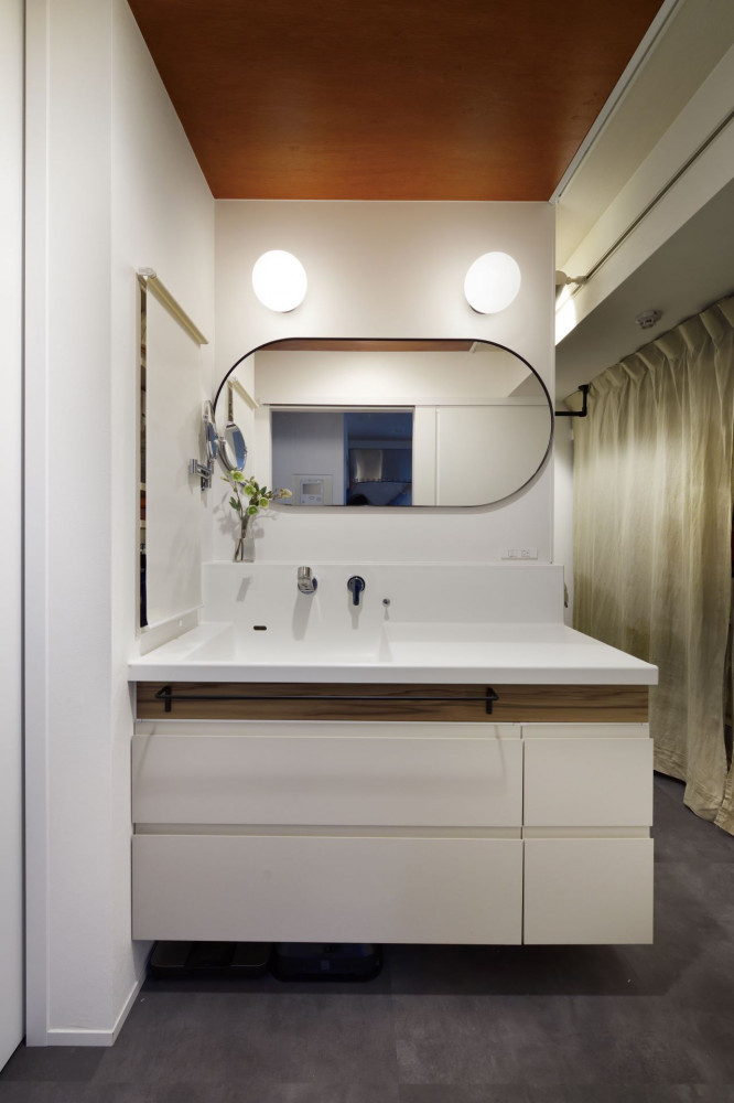 断熱マンションリノベ　共働きを支える快適な1LDK＋2W