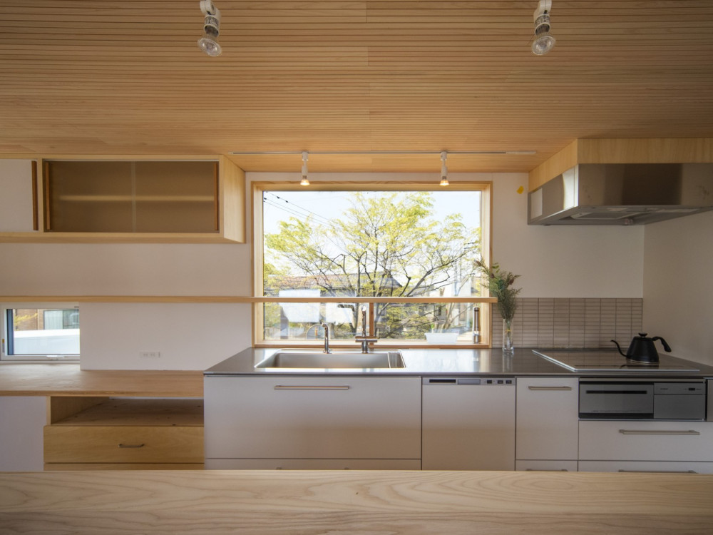 緑道を望む住まい