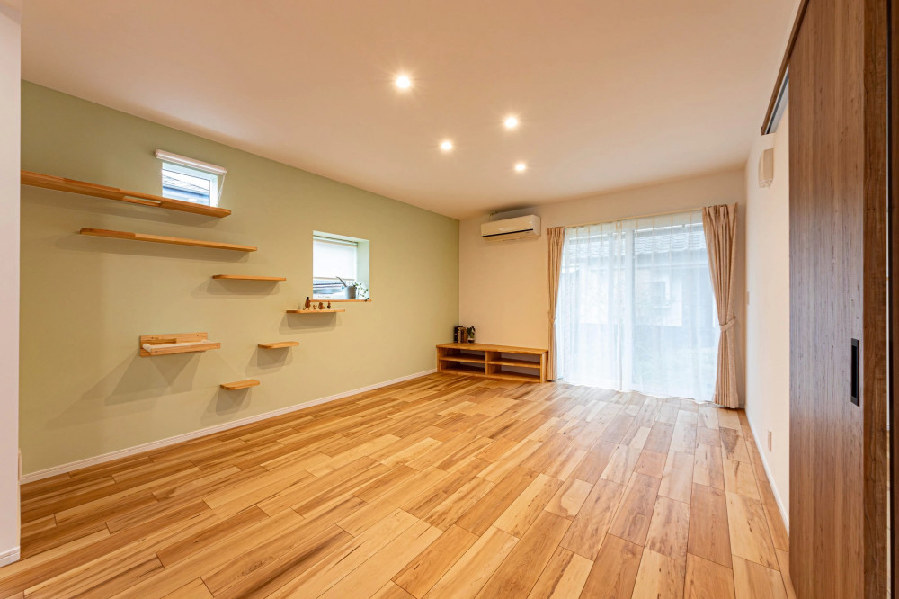 猫と暮らすコンパクト住宅