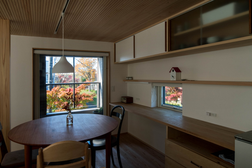 緑道を望む住まい