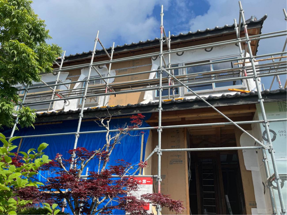 「赤塚のリノベーション」　渡り鳥が飛ぶ庭