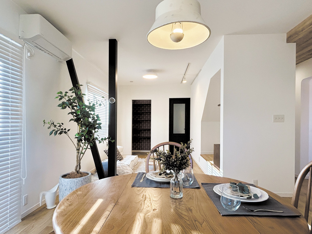 陽当たりの良いLDKで暮らしが完結する家