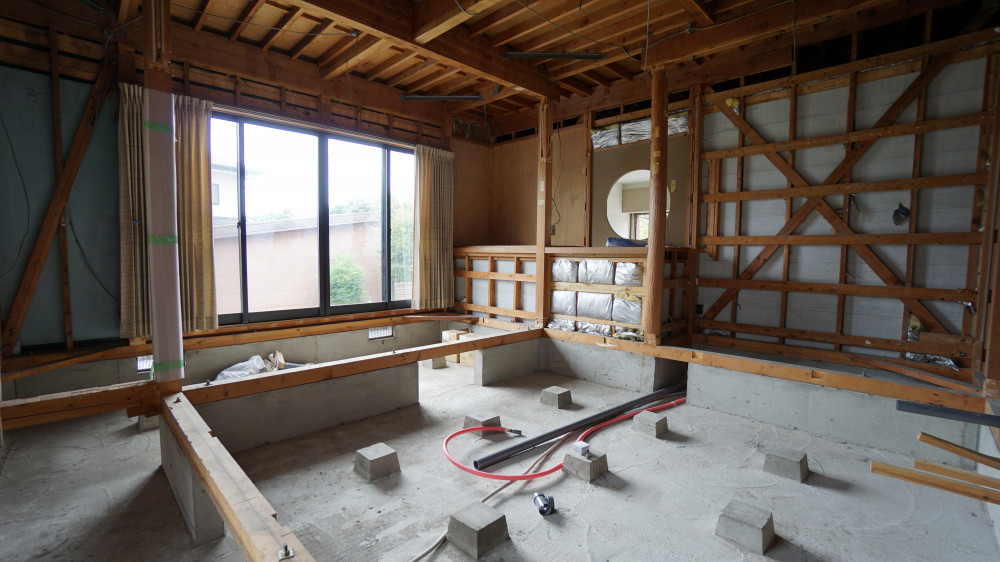 次世代へ受け継ぐ住まい　1階で暮らしを完結断熱リノベーションの家