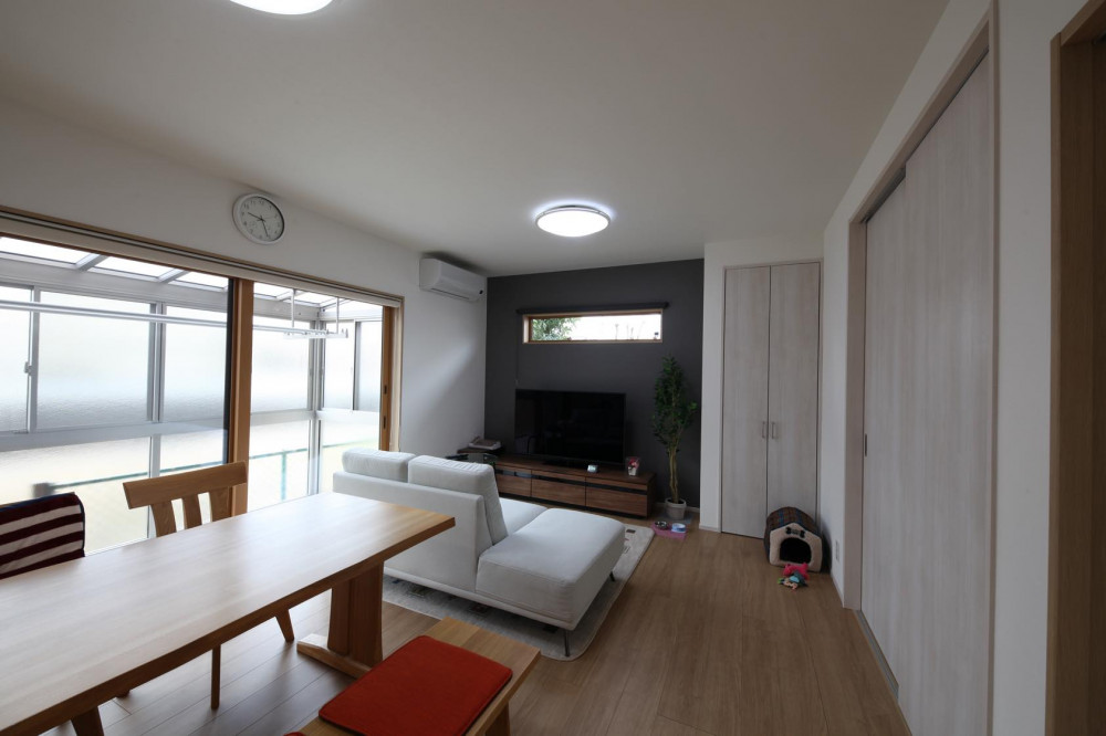 ご夫婦と愛犬との時間を大切に考えた家