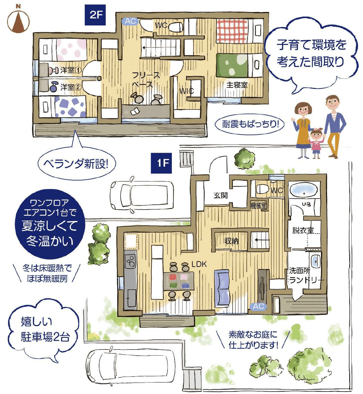鳩山NT10棟計画Vol.1　楓ケ丘の家