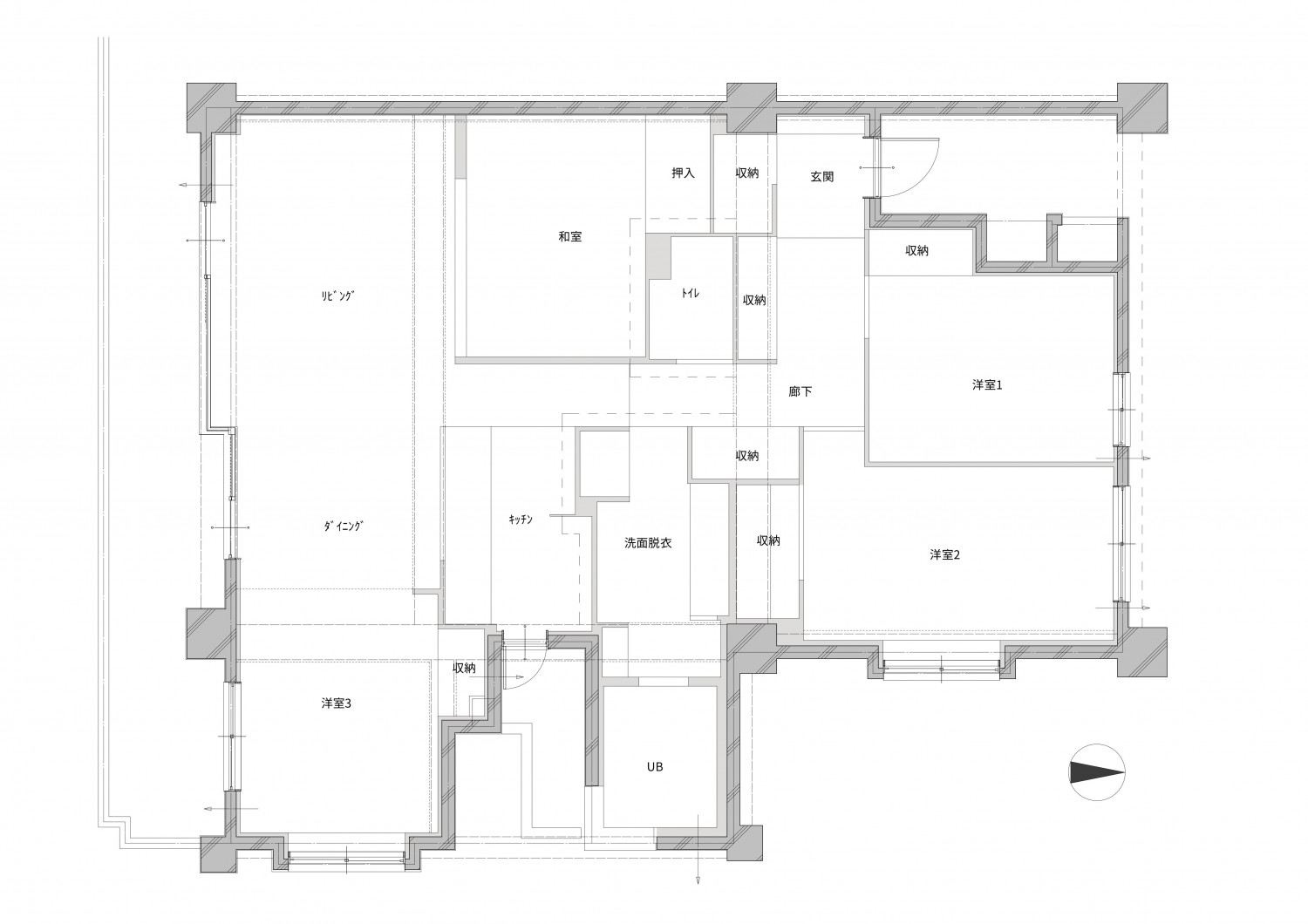 性能向上をより生かす、回遊プランで暮らしの質を高めた木のマンションリノベーション