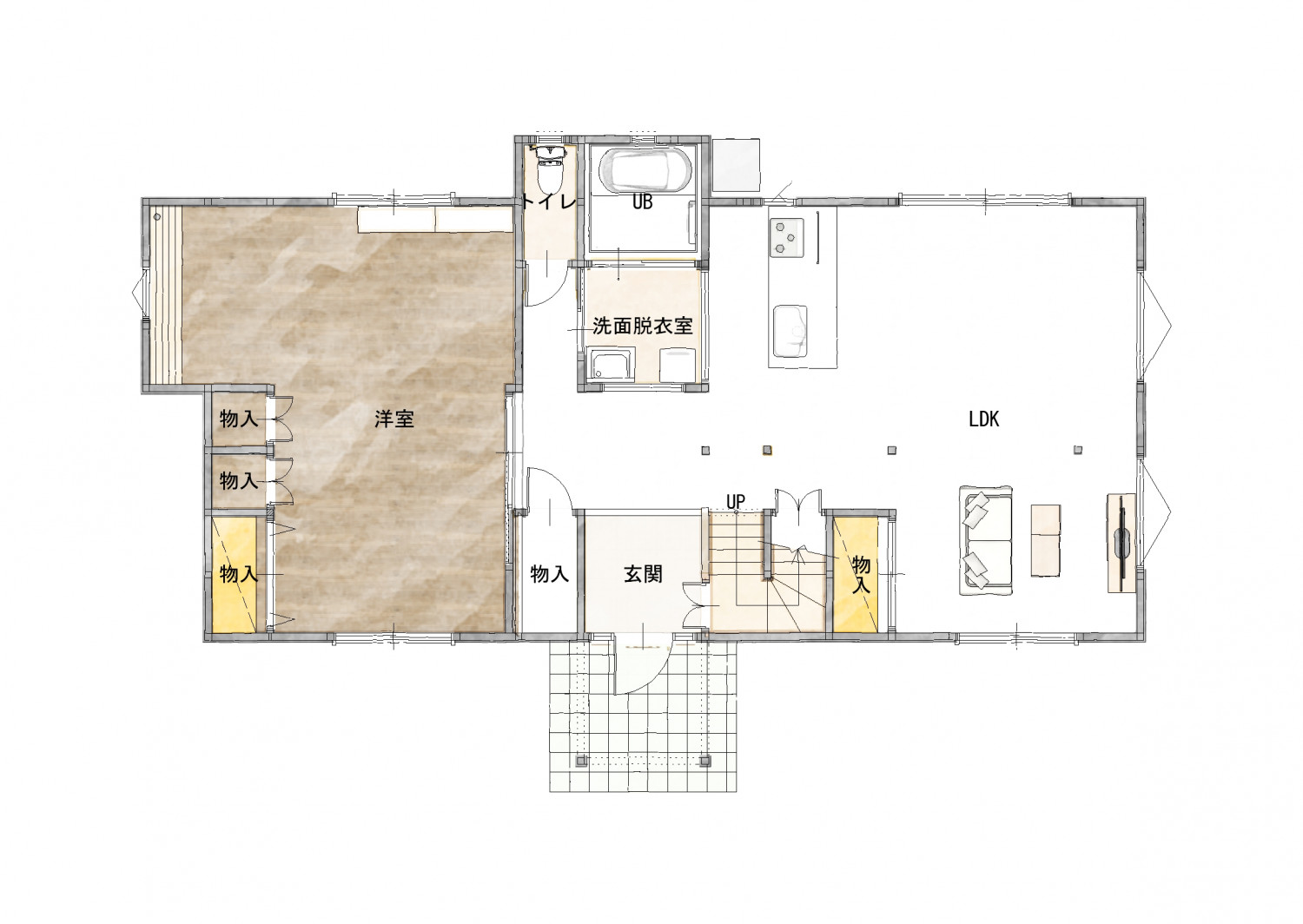 広々とした開放感を楽しむ住まいへ一新