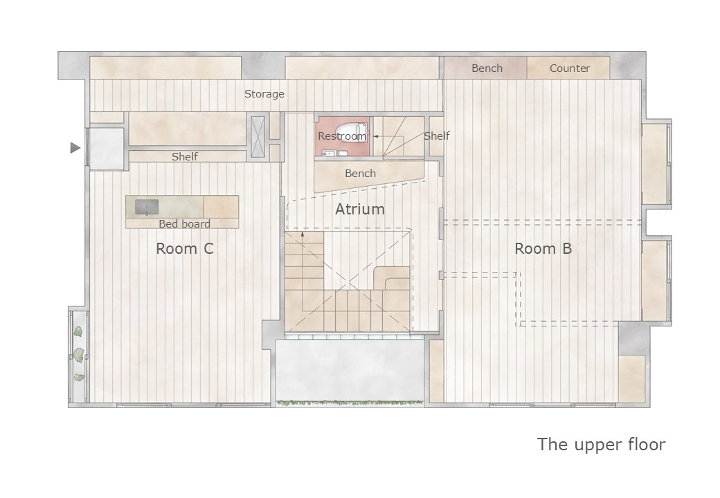 「モードを変えて生きながらえる」 住居 兼 オフィス