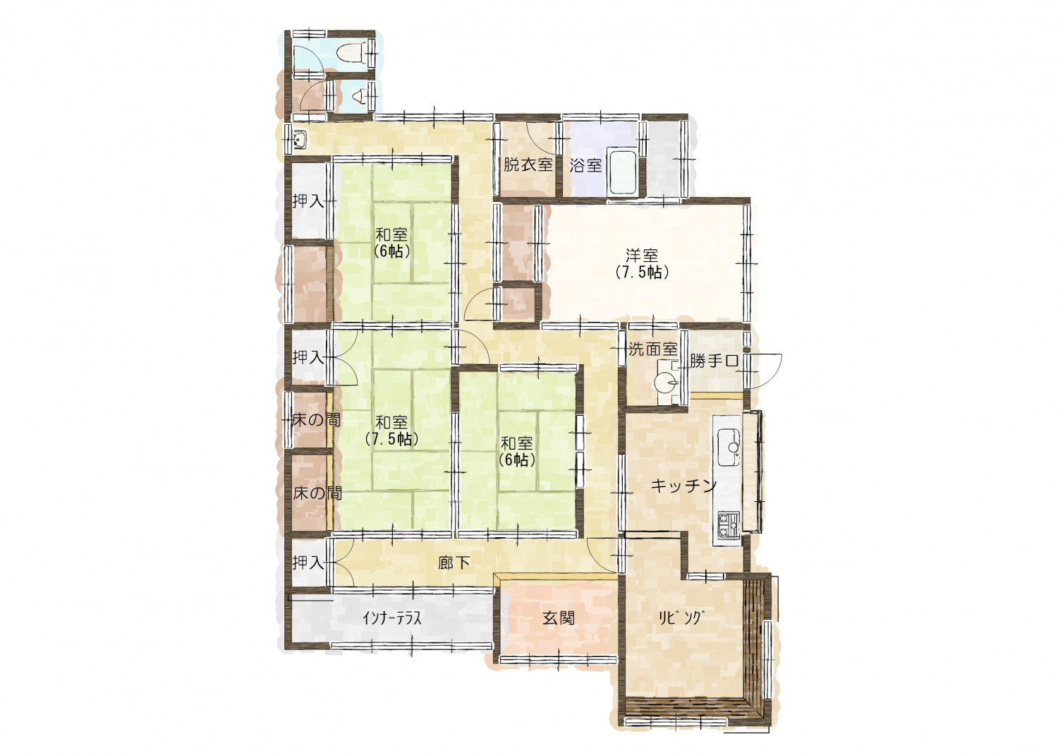 【面影を残して住みやすく】懐かしいのに、新しい。心地よく住み継ぐ家　耐震・減築・断熱リノベ