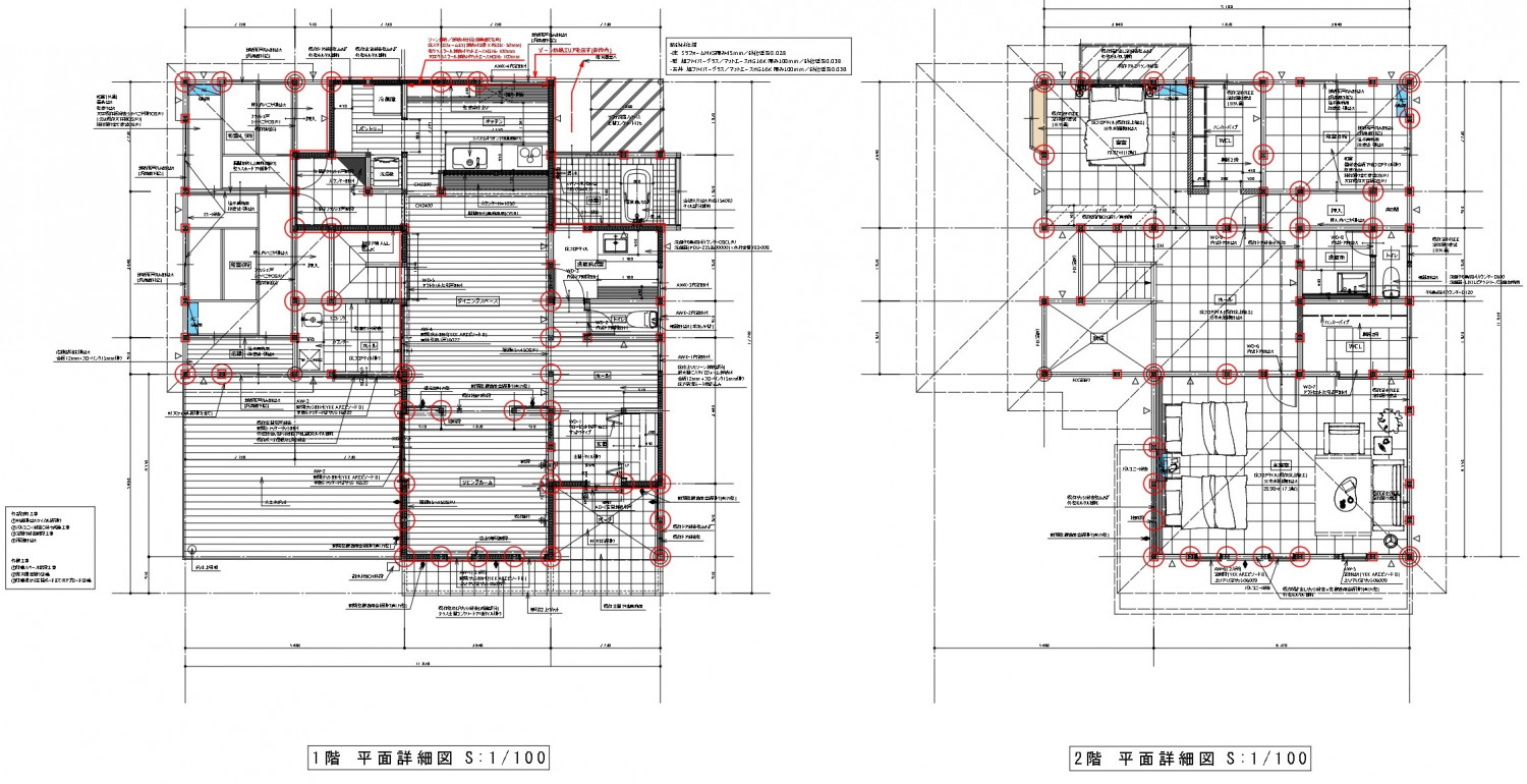 欄間の記憶と開かれたデッキの家