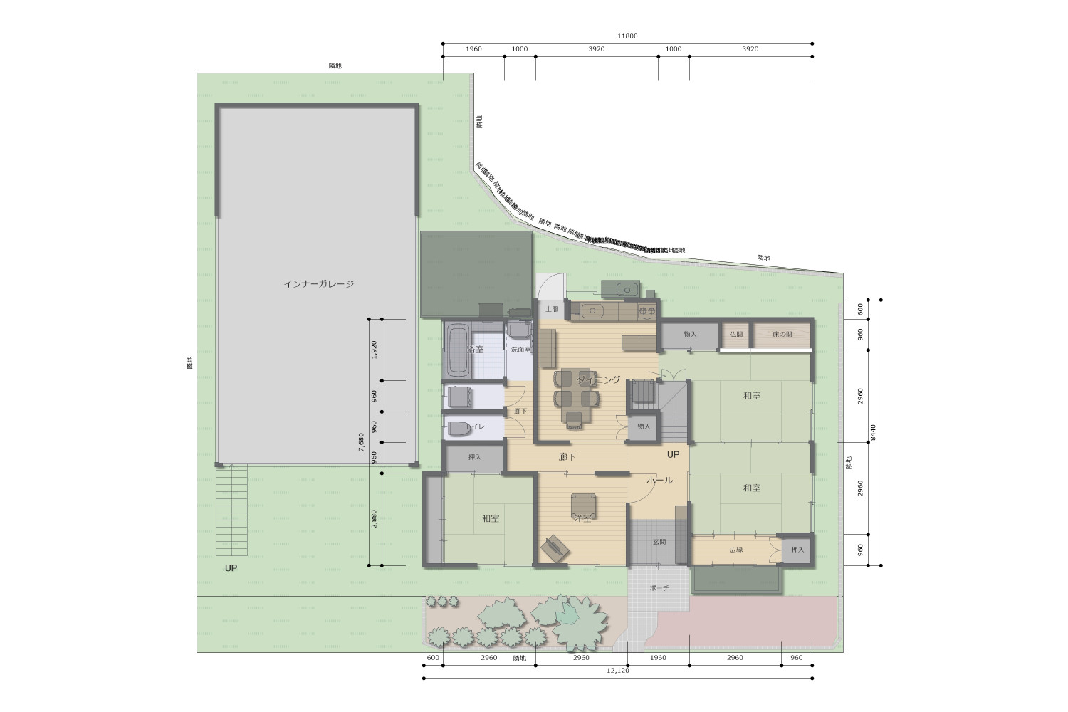 隠れた梁を表舞台へ