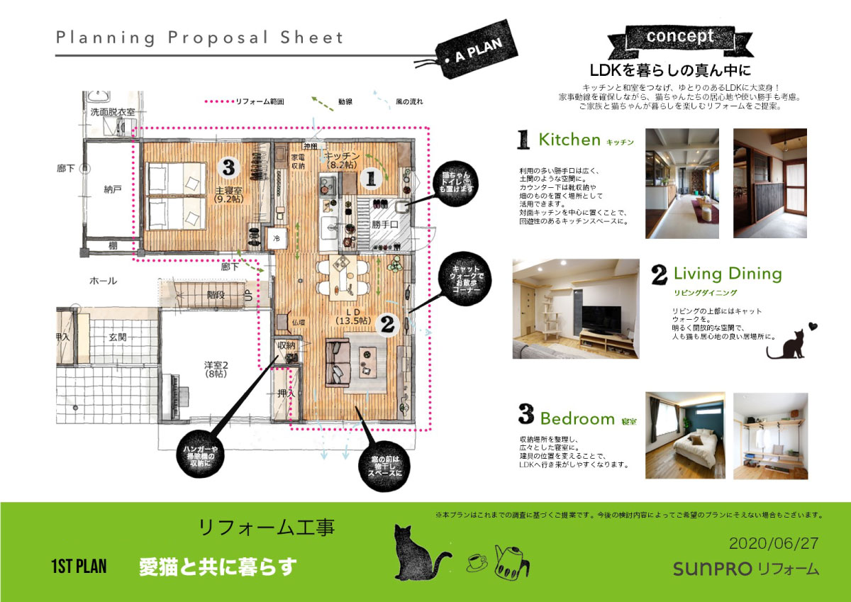猫も驚く！C値0.51c㎡/㎡の実力！