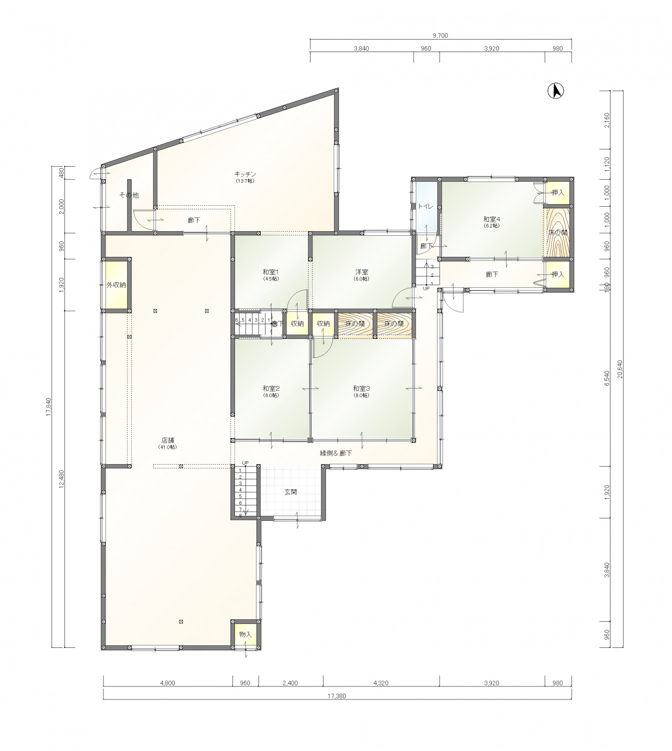 家族のコミュニケーションが弾む四世代・二世帯住宅