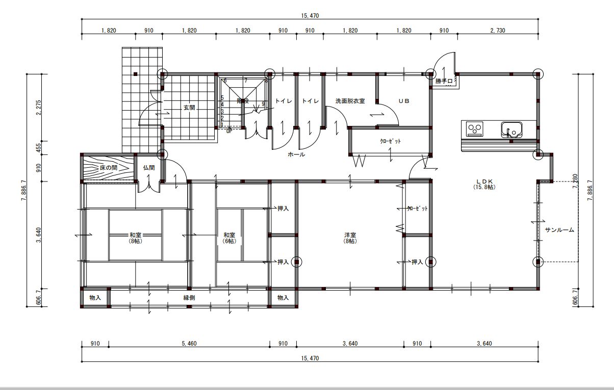 松本町の家　～家族の時間も、ひとりの時間も～